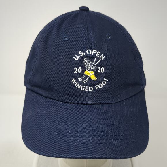 U.S. Open Winged Foot 2020 Slideback Baseball Blue One Size 6 Panel USGA Member - Picture 2 of 8